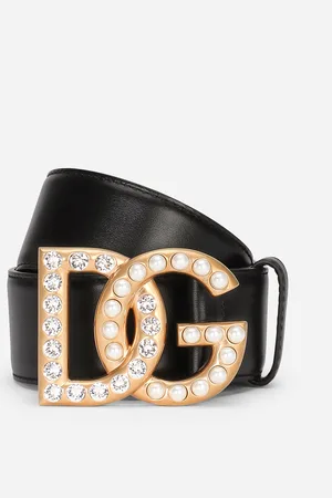 Dolce & Gabbana Gürtel aus Kalbsleder mit DG-Schmucklogo