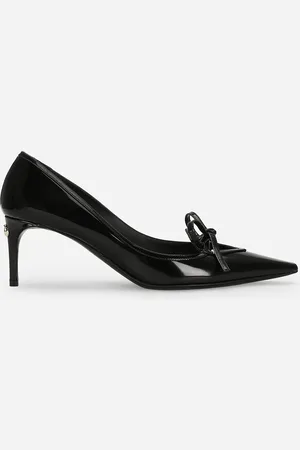 Dolce & Gabbana Pumps aus glänzendem Kalbsleder