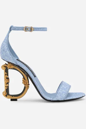 Dolce & Gabbana Sandalette DG Barocco aus Bouclé-Gewebe