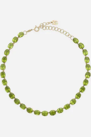 Dolce & Gabbana Halskette Anna aus Gelbgold 18 kt mit Peridoten