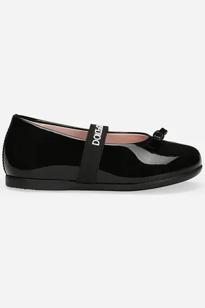 Dolce & Gabbana Ballerina aus Lackleder mit Schleife