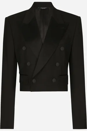 Dolce & Gabbana Kurze zweireihige Smokingjacke Turlington aus Wolle