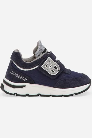 Dolce & Gabbana Low-Top-Sneaker DG Running aus Meshgewebe und Spaltleder