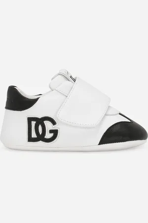 Dolce & Gabbana Low-Top-Sneaker aus Lammleder mit DG-Logo
