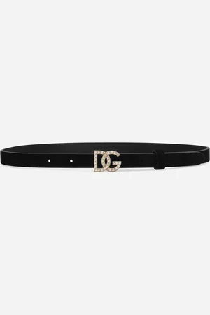 Dolce & Gabbana Gürtel aus Kalb-Veloursleder