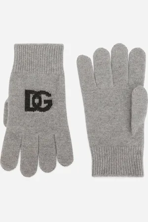 Dolce & Gabbana Handschuhe aus Kaschmir DG-Logo
