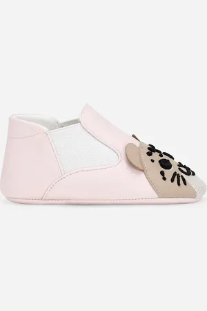 Dolce & Gabbana Low-Top-Sneakers aus Lammleder mit kleinem Leoparden