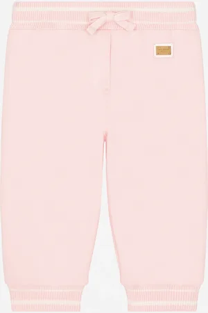 Dolce & Gabbana Hose aus Jersey mit Logoplakette