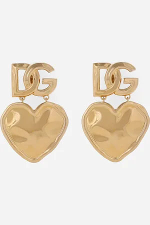 Dolce & Gabbana Ohrhänger mit Herz und DG-Logo