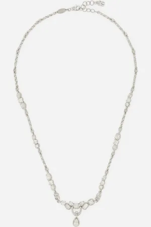 Dolce & Gabbana Halskette Easy Diamond aus Weißgold 18 kt und Diamanten