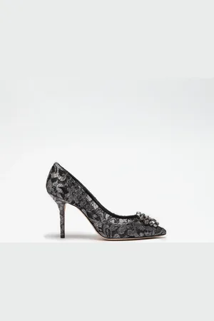 Dolce & Gabbana Pumps rainbow aus lurex-spitze mit brosche