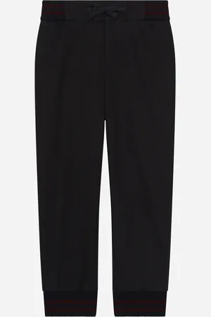 Dolce & Gabbana Jogginghose aus Drillich mit Logoplakette