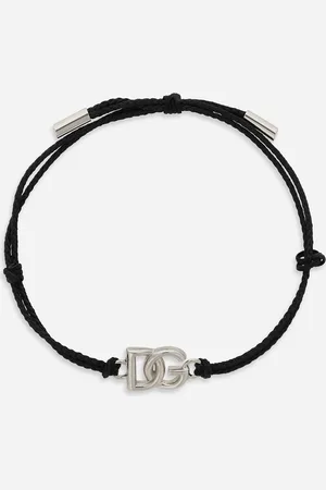 Dolce & Gabbana Kordelarmband mit kleinem DG-Logo