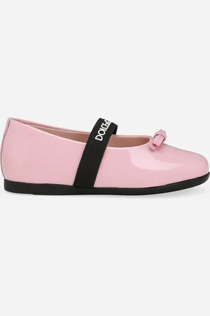 Dolce & Gabbana Ballerina aus Lackleder mit Schleife