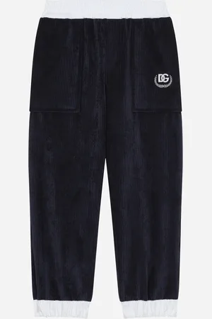 Dolce & Gabbana Jogginghose aus Cord mit DG-Logo