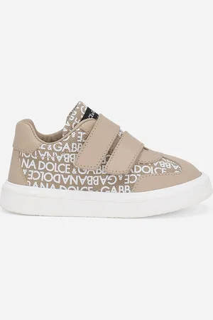 Dolce & Gabbana Low-Top-Sneaker aus Canvas mit Dolce&Gabbana-Logoprint