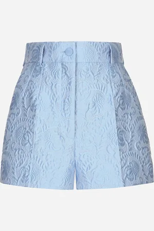 Dolce & Gabbana Shorts aus floralem Matelassé-Jacquard