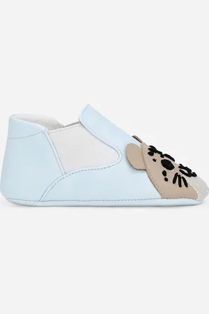 Dolce & Gabbana Low-Top-Sneakers aus Lammleder mit kleinem Leoparden