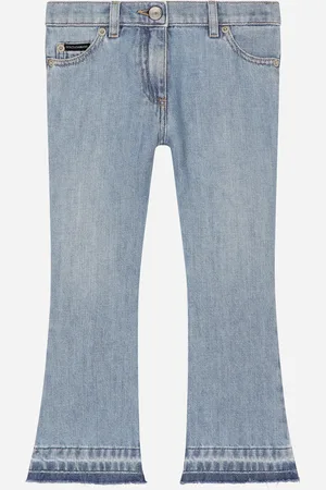 Dolce & Gabbana 5-Pocket-Jeans aus Denim mit Logoplakette