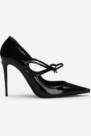 Dolce & Gabbana Pumps aus glänzendem Kalbsleder