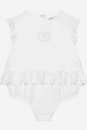 Dolce & Gabbana Bestickter Spieler aus Jersey und Popeline