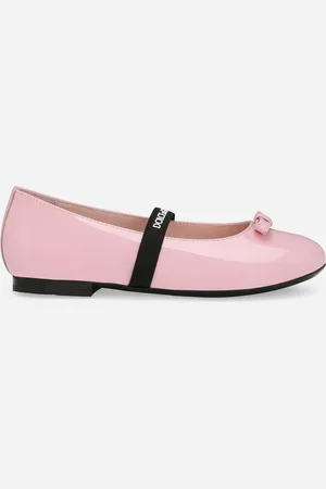 Dolce & Gabbana Ballerina aus Lackleder mit Schleife