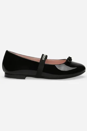 Dolce & Gabbana Ballerina aus Lackleder mit Schleife