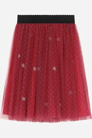 Dolce & Gabbana Tüllrock mit Glitzerprint