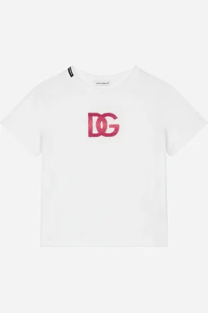 Dolce & Gabbana T-Shirt aus Jersey mit DG-Logo