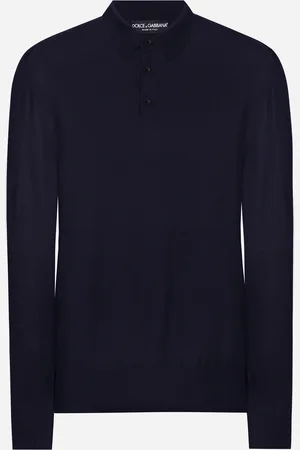 Dolce & Gabbana Poloshirt aus Kaschmir und Seide