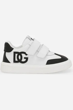 Dolce & Gabbana Low-Top-Sneaker DG Original aus Kalbsleder mit DG-Logo