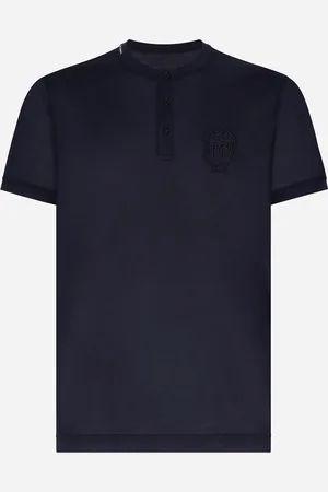 Dolce & Gabbana Serafino-T-Shirt aus Seide