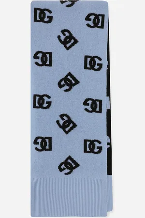 Dolce & Gabbana Schal aus Wolle mit DG-Jacquardlogo