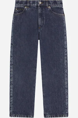 Dolce & Gabbana 5-Pocket-Hose aus Denim mit Dolce&Gabbana-Logo