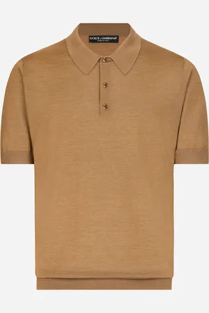 Dolce & Gabbana Poloshirt aus Kaschmir und Seide