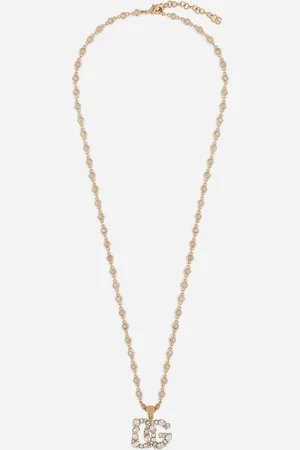 Dolce & Gabbana Halskette mit DG-Strasslogo