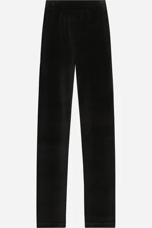 Dolce & Gabbana Jogginghose aus Baumwollchenille mit DG-Logo