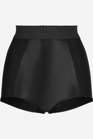 Dolce & Gabbana Kurze Hose aus Seidensatin und elastischem Marquisette