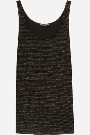 Dolce & Gabbana Tanktop aus bestickter Seide