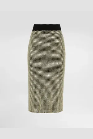 Dolce & Gabbana Midi-Schlauchrock aus Crystal Mesh