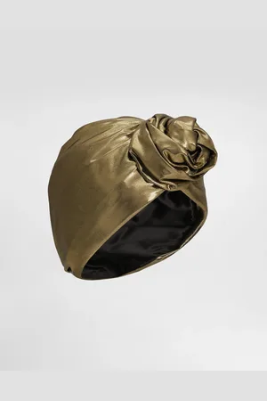 Dolce & Gabbana Turban aus Metallic-Organsin