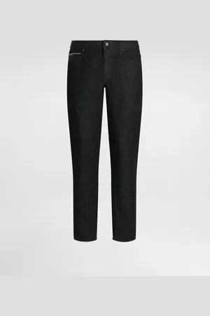 Dolce & Gabbana Jeans Regular aus Baumwolle mit Plakette