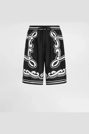 Dolce & Gabbana Bermudas aus Seide Bandana-Print