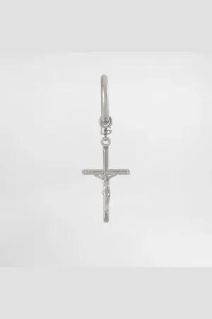 Dolce & Gabbana Einzelohrring Stift mit Kreuz „DNA“
