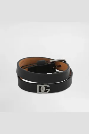 Dolce & Gabbana Armband aus Kalbsleder mit DG-Logo