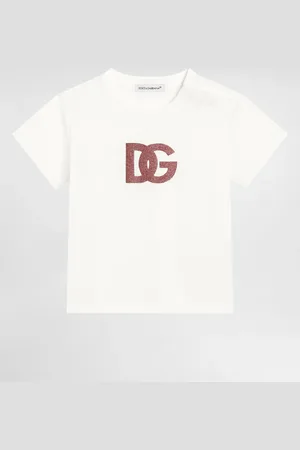 Dolce & Gabbana T-Shirt aus Jersey mit DG-Logo