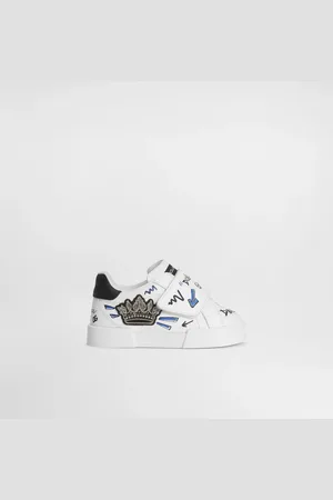 Dolce & Gabbana Sneakers Portofino Light aus bedrucktem Lammleder
