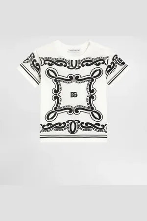 Dolce & Gabbana T-Shirt aus Jersey mit Bandana-Print
