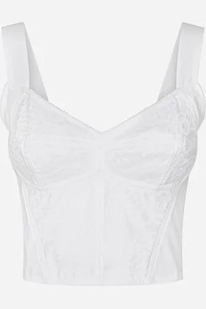 Dolce & Gabbana Bustierkorsett aus jacquard-miederstoff und spitze
