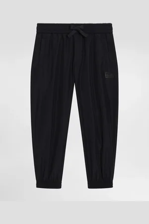 Dolce & Gabbana Nylon-Jogginghose mit Logoplakette